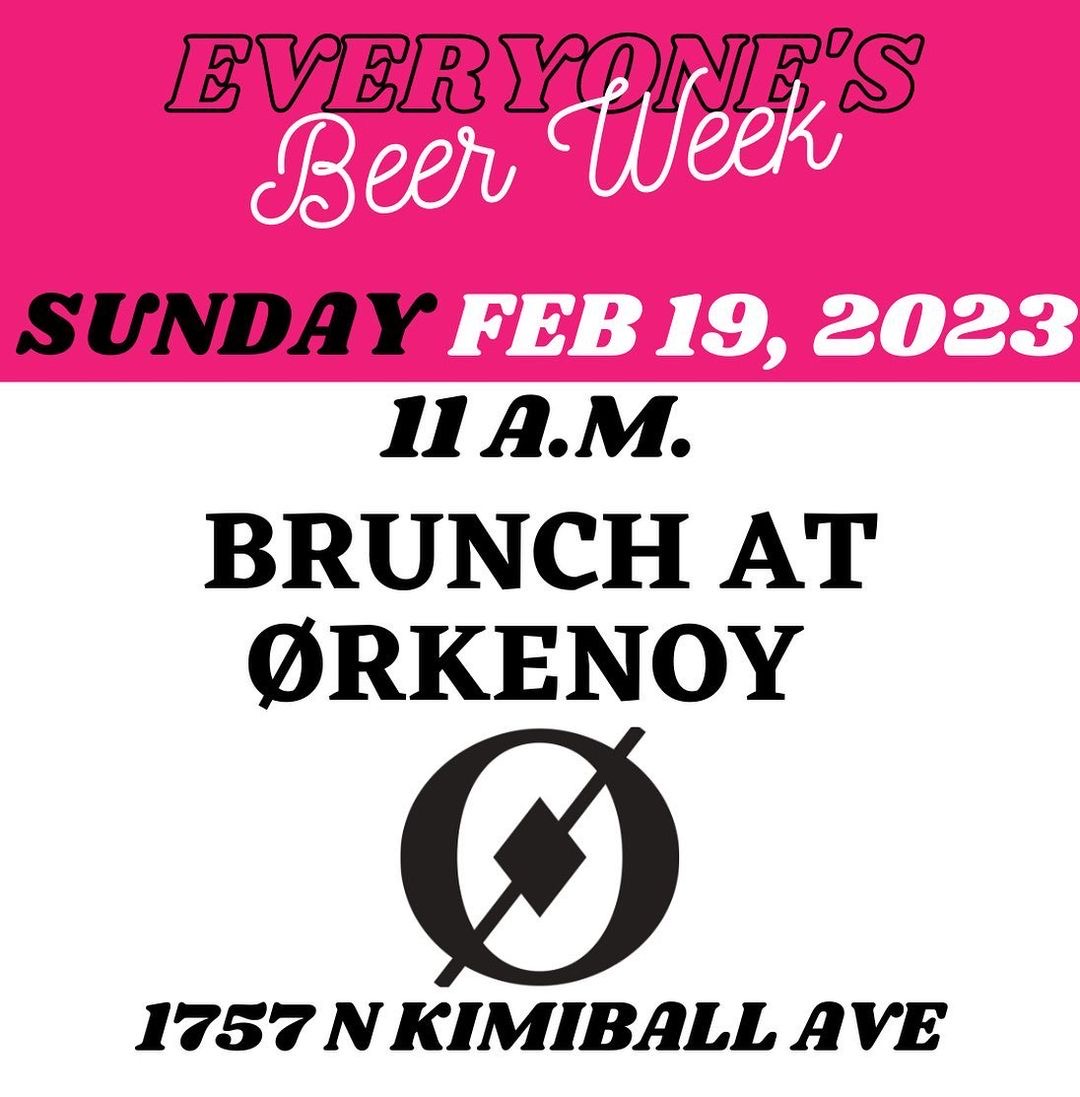 Everyone's Beer Week: Brunch at Ørkenoy